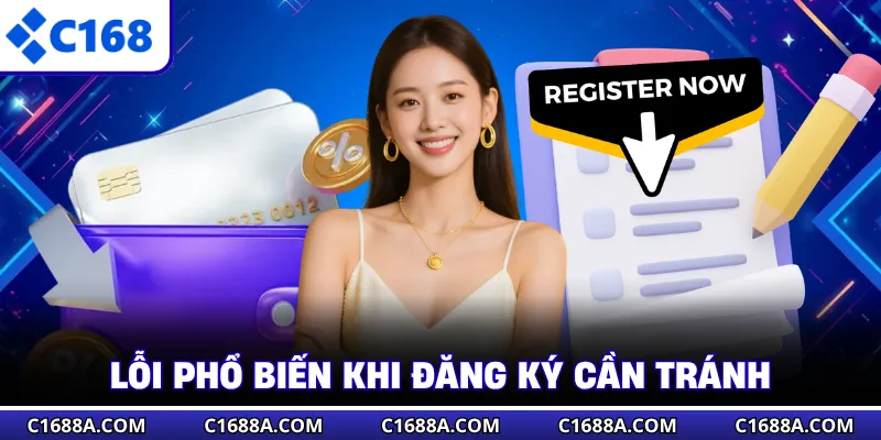 Lỗi phổ biến khi đăng ký cần tránh