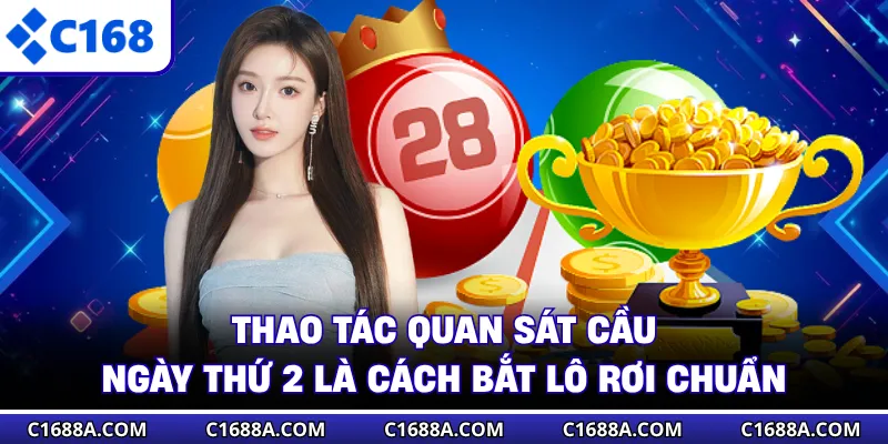 Thao tác quan sát cầu ngày thứ 2 là cách bắt lô rơi chuẩn